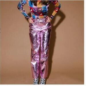 NEW Dressed in Lala Pink Metallic Pants-Open to Offers!